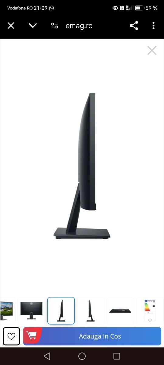 Vând monitor dell