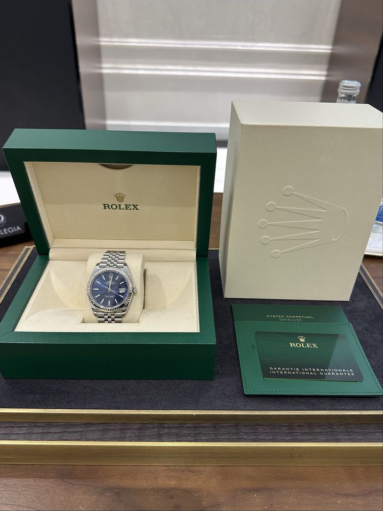 Rolex Datejust 41mm Steel and White Gold 126334 BLUE