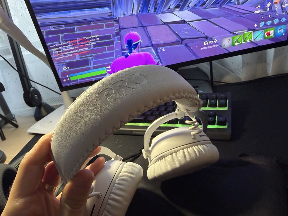 Căști gaming Logitech - Pro X 2 Lightspeed, wireless, albe