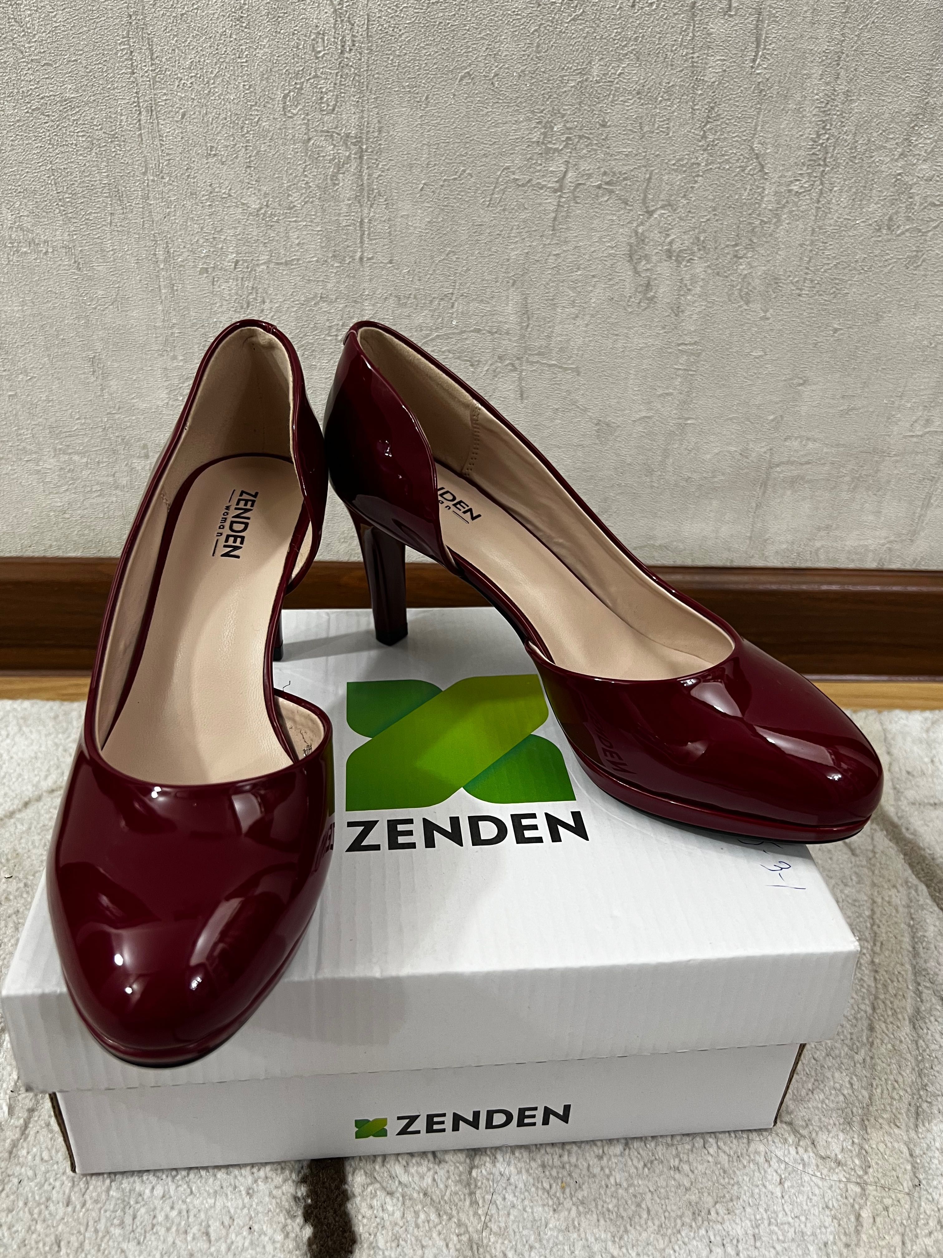 Красные лаковые туфли от ZENDEN