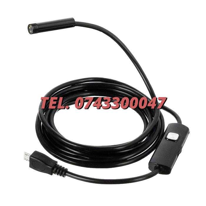 Endoscop  Camera Endoscopica Flexibila Pt Telefon Si Pc