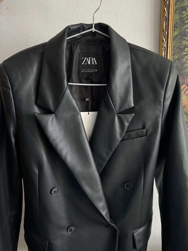 Кожено сако на Зара / Zara