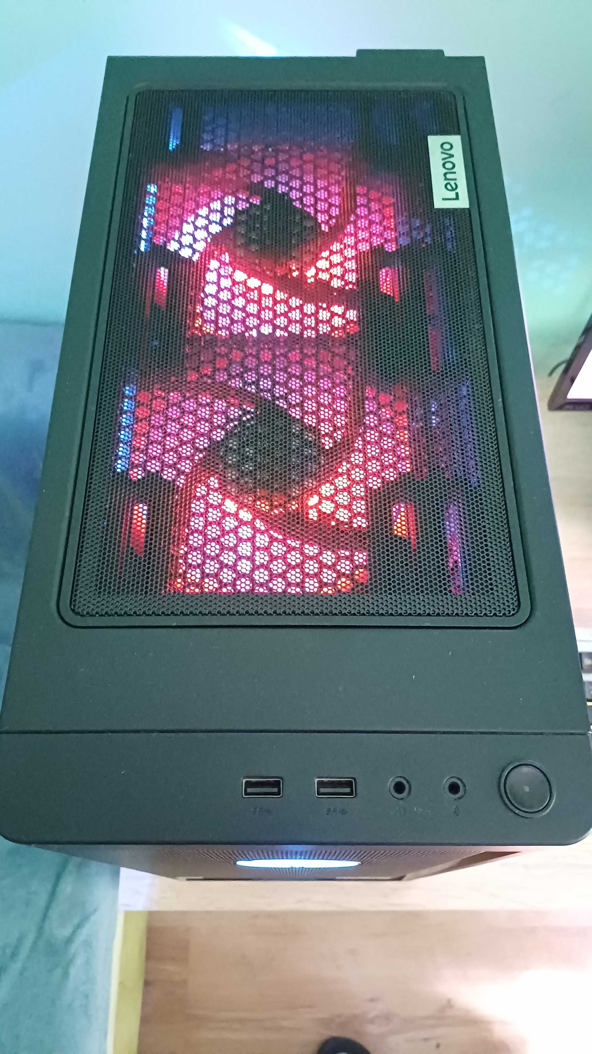 Setup PC Gaming LenovoLegionT5 (RTX 3060, I5-11400, 32GB RAM, HDD+SSD)