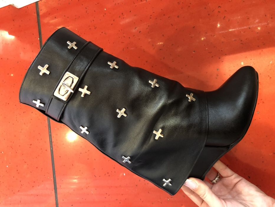 Gheata /platforma Givenchy / piele naturală 100% POZE REALE