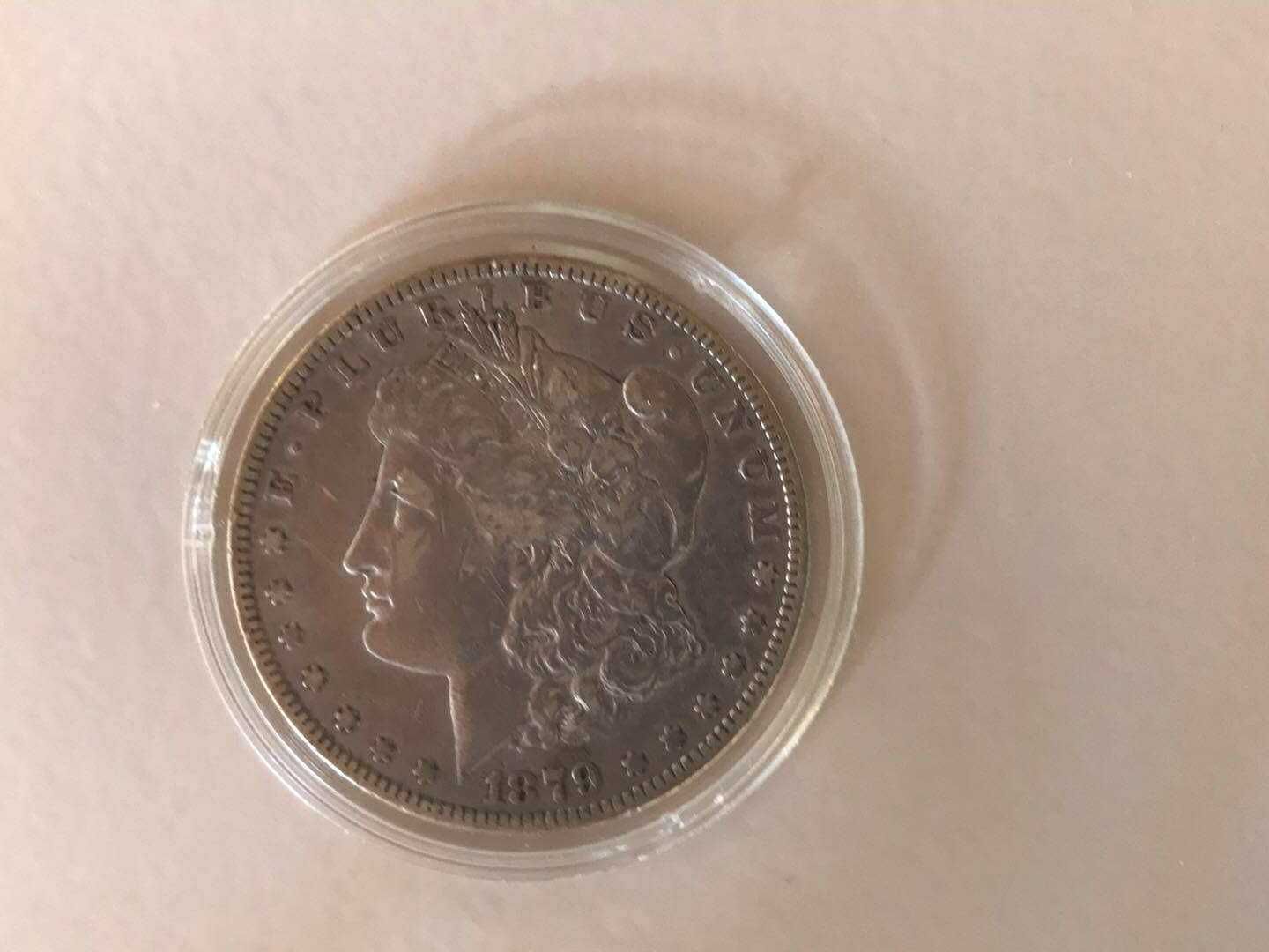 Moneda De Argint 1 DoIlar 1880, Silver Morgan Dollar-O