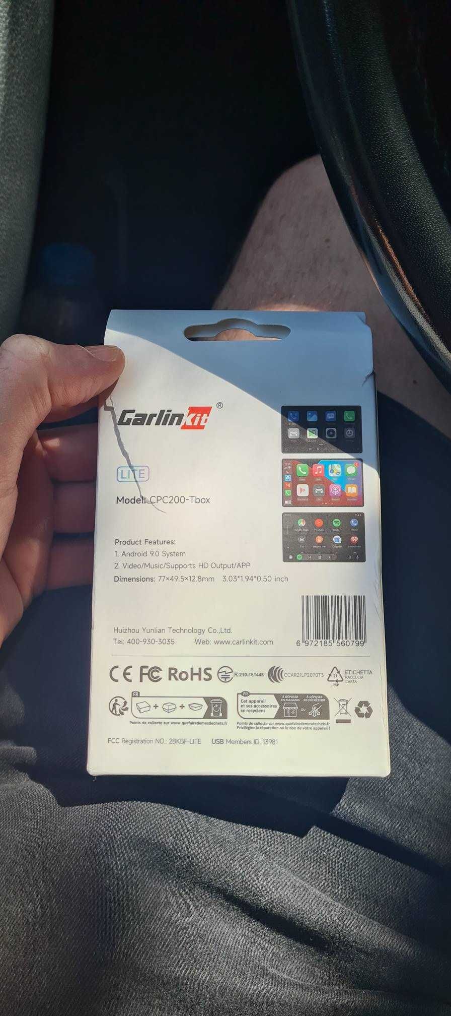 Продавам Carlink CPC200-Tbox LITE S  - 4GB RAM + 32GB ROM