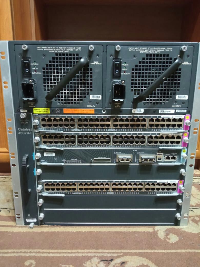 Коммутатор Cisco Catalyst WS-C4507R+E семейство модульных корпоративны