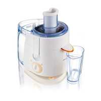 Storcator de fructe si legume Philips Viva Collection HR1851