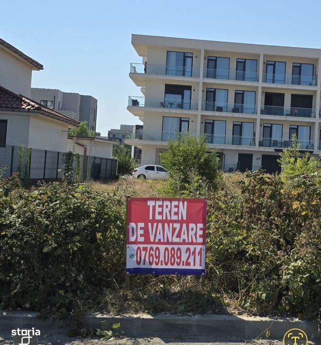 Mamaia Nord teren 700 mp deschidere la D24 si D25