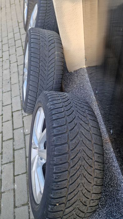 Jante originale Audi R17 cu anvelope de iarna (Seat, VW, Skoda, etc)