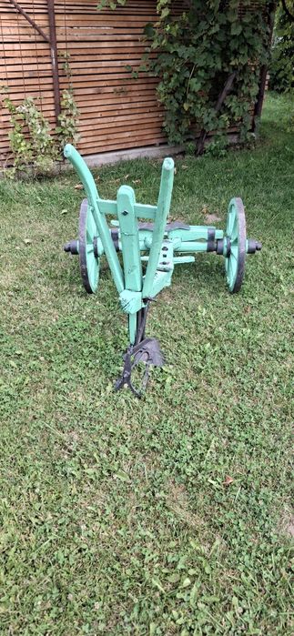 Căruță decorativa car de lemn