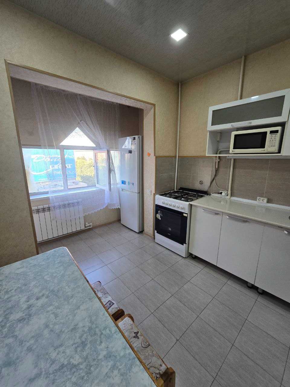 2комнатная квартира Ойбек, Гарант банк 60м2 ремонт мебель техника КС