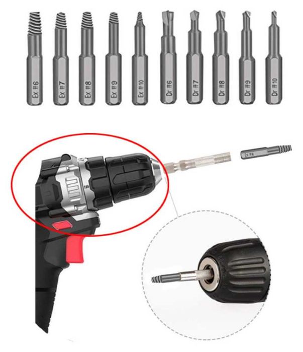 Многофункционален инструмент с набор отвертки