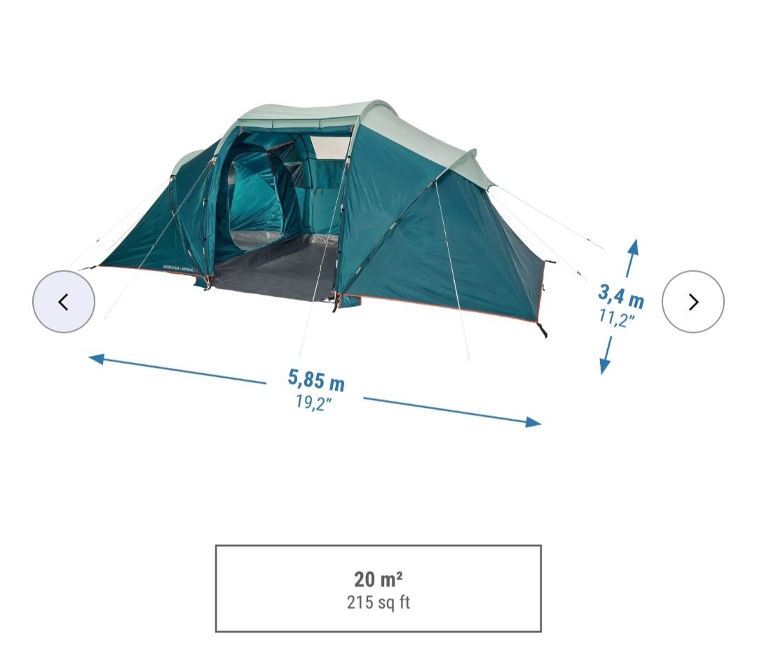 Палатка 4 местна Decathlon Queshua  Arpenaz Family 4.2