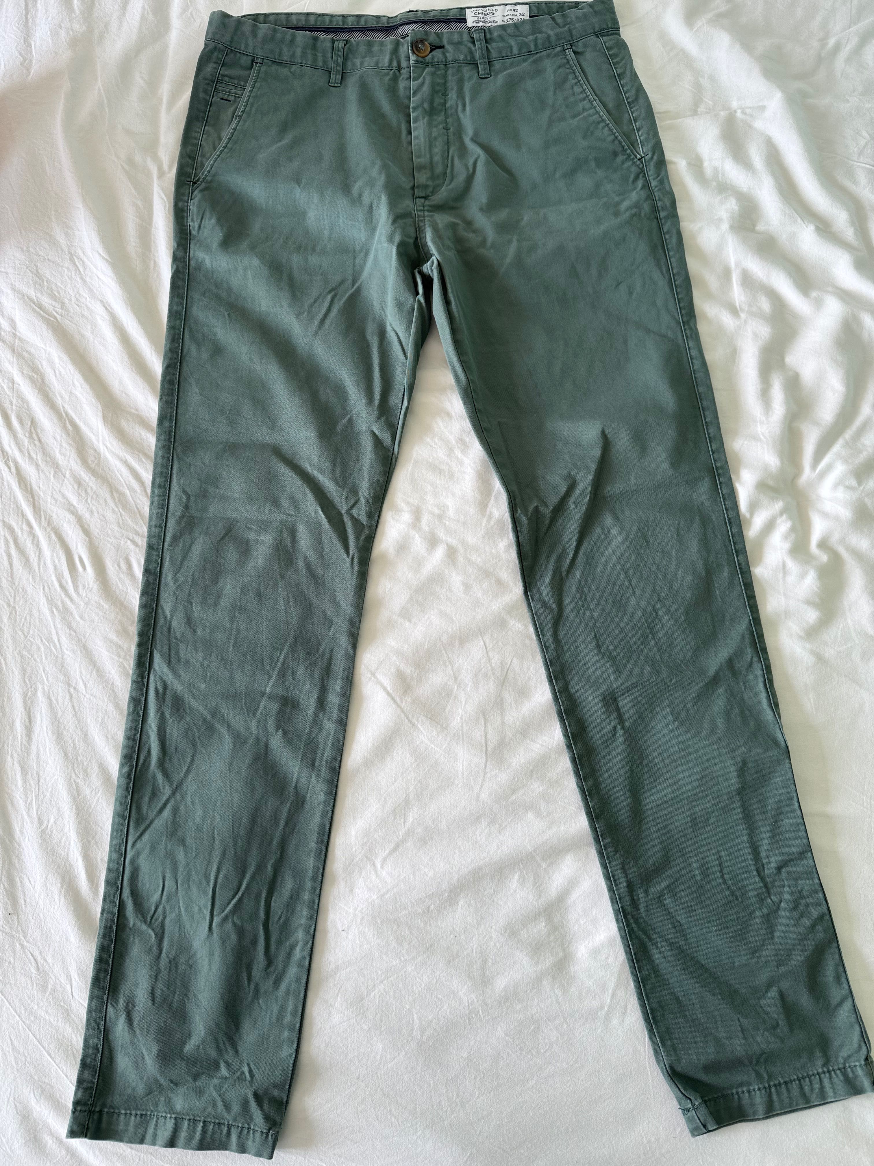 Springfield панталони 2 чифта, един чифт къси панталони Denim