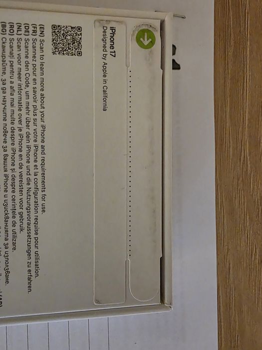 *НОВ* iPhone 17 256GB Black *Неразпечатван*