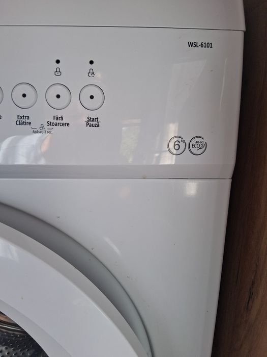Masina de spalat rufe frontala slim Samus WSL-6101, 6 kg, 1000 rpm, cl