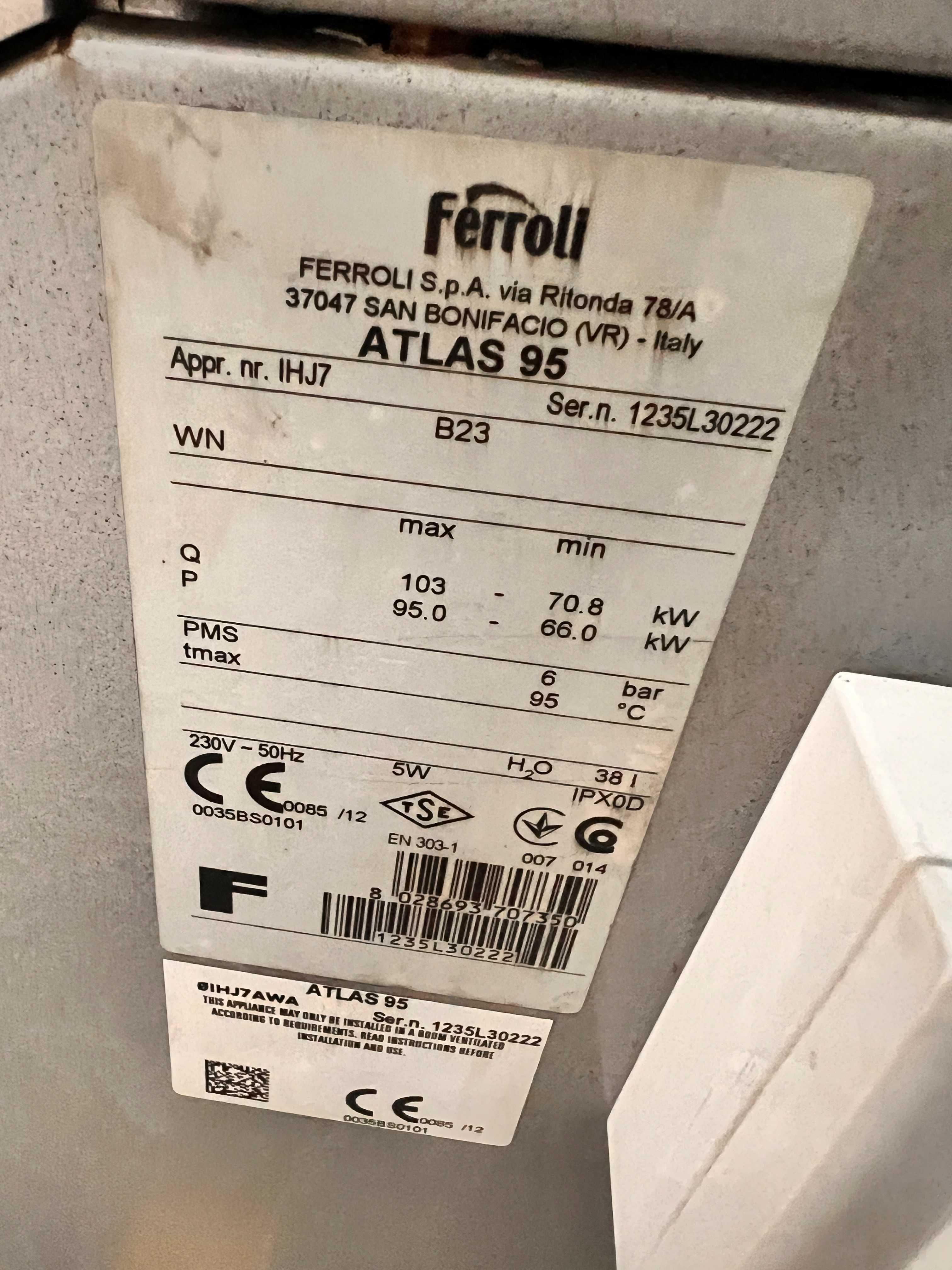 Centrala Ulei ars sau gaz Ferroli ATLAS 95