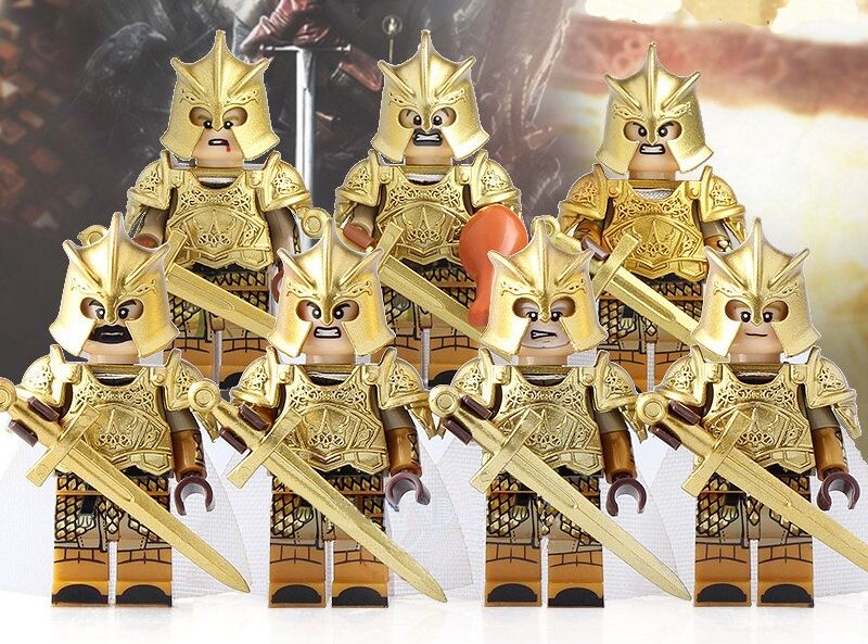 Set 7 Minifigurine tip Lego Game of Thrones: Golden Kingsguard