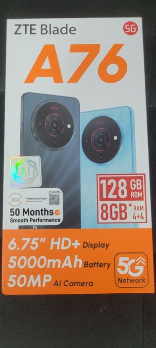 Телефон ZTE Blade A76 5G