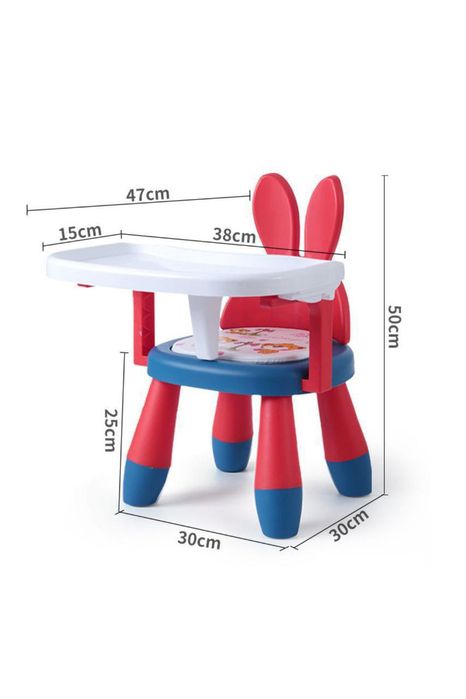Детский стульчик для кормления с пищалкой
