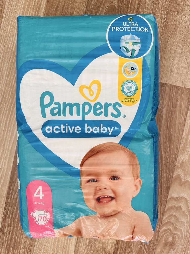 Pampers active baby marimea 4 70buc