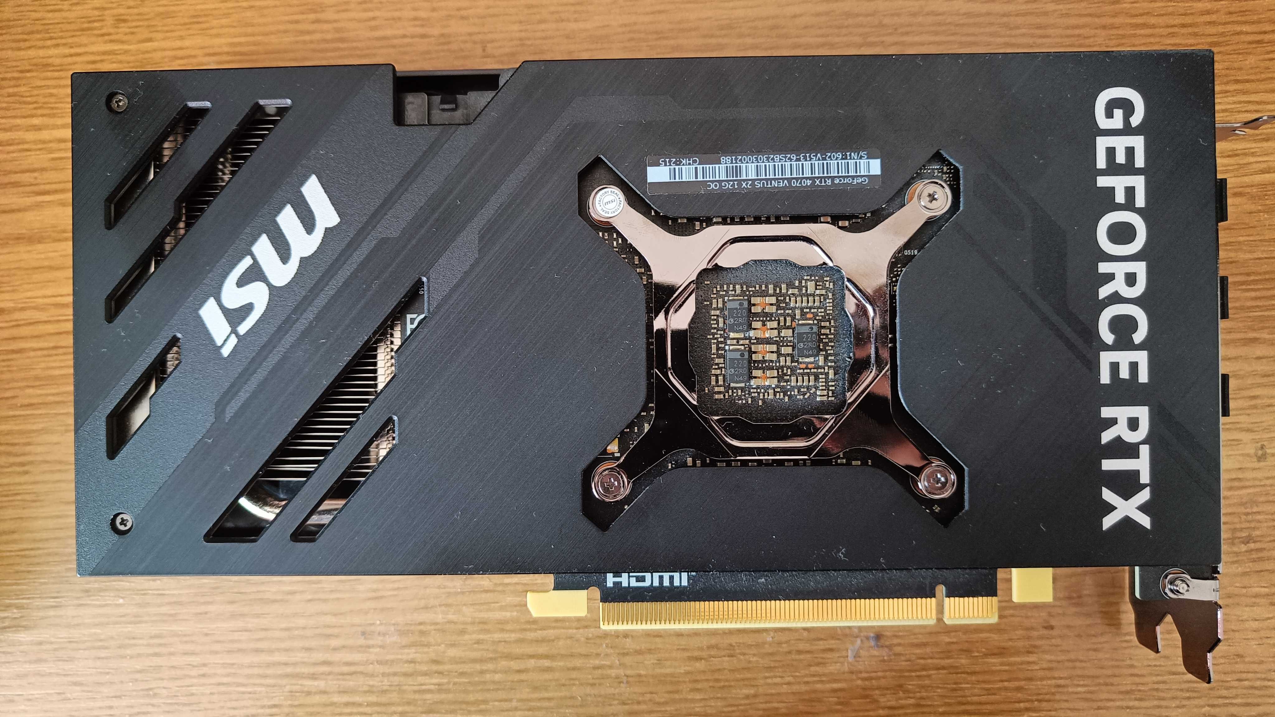 Placa Video RTX 4070 MSI Ventus 2X OC 12GB