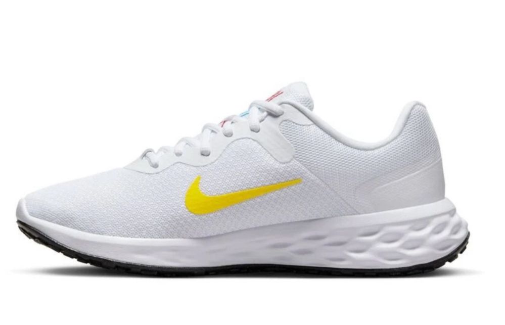 NiKE Revolution 6 Running White/Opti Yellow