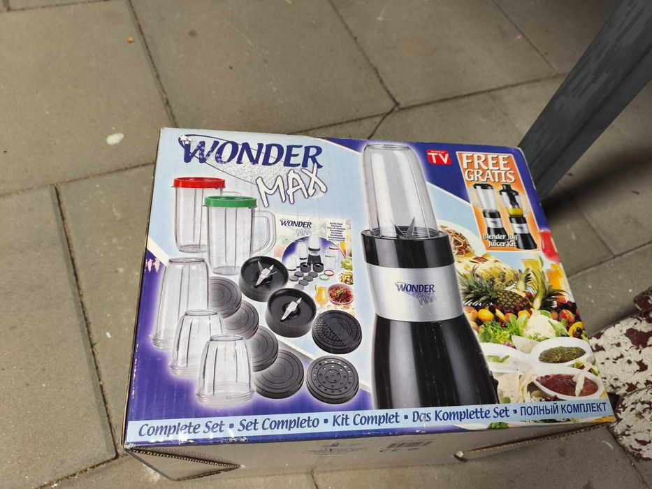 Blender MAX PRO Chef set complet nou cu feliator legume