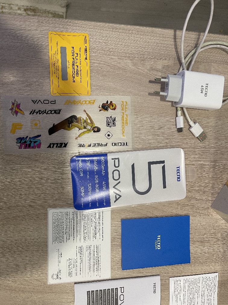 Tecno pova 5 с колабой фрифаер