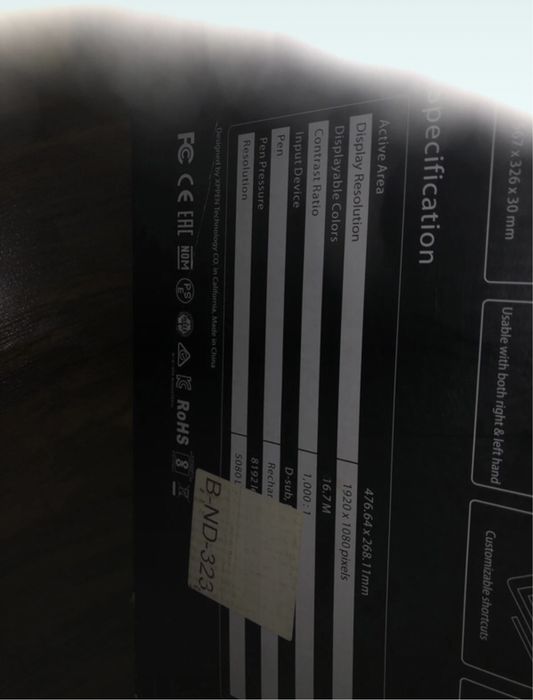 Tableta grafica cu ecran