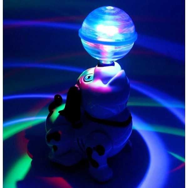 Музикална играчка диско куче жонглиращо топка
