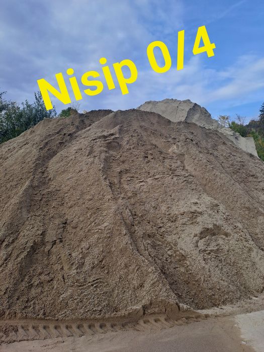 Nisip balast pietris miniexcavator buldoexcavator