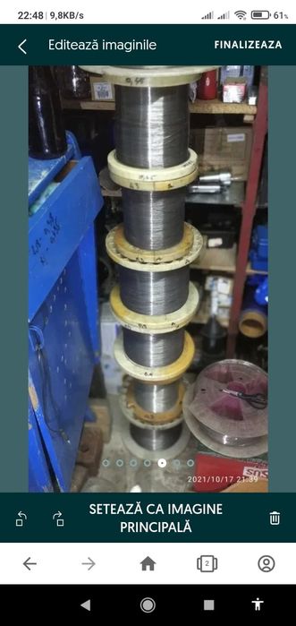 Fir de nichelina rezistiva