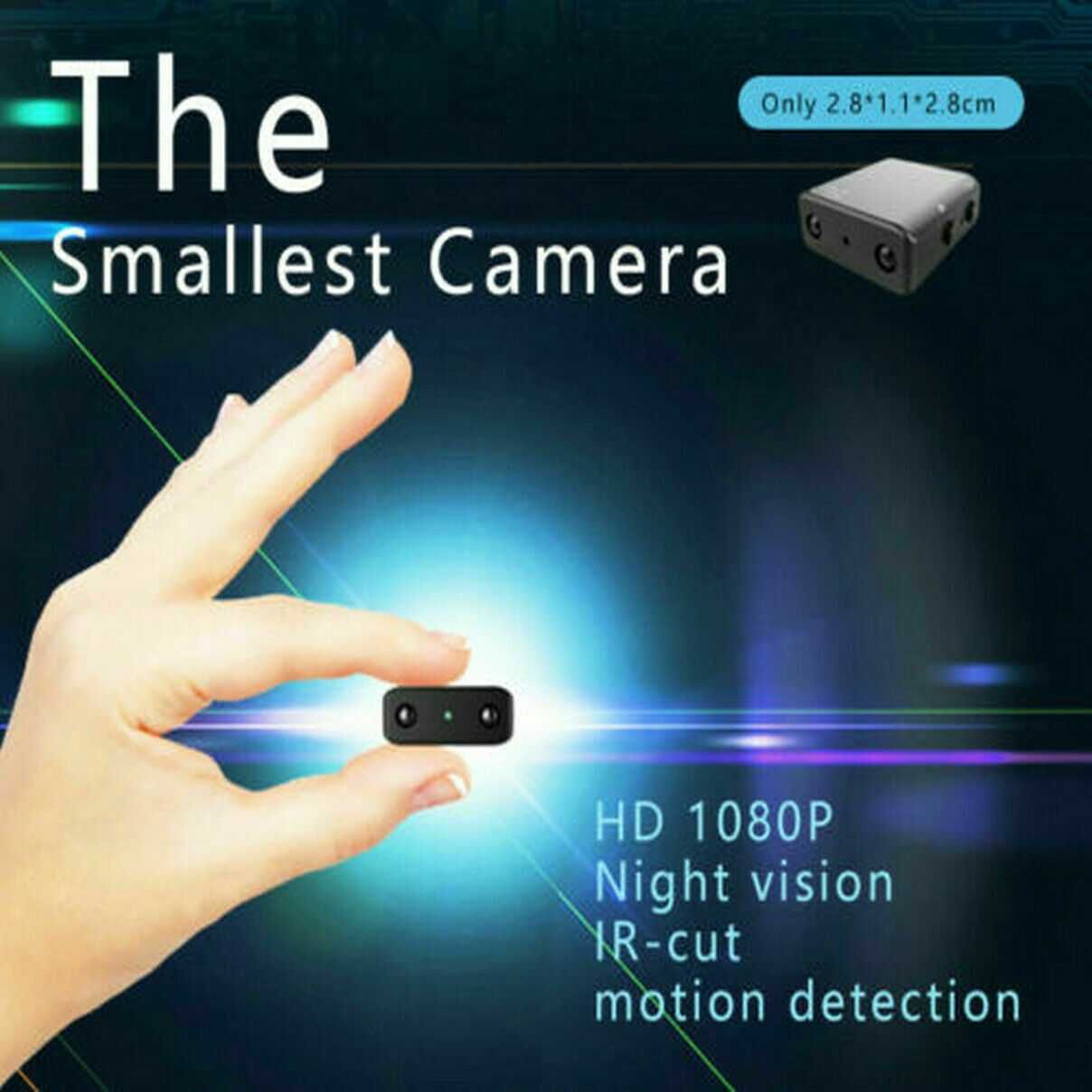 Micro Camera Ascunsa Spion portabila NightVision FULL HD 1080p XD10+