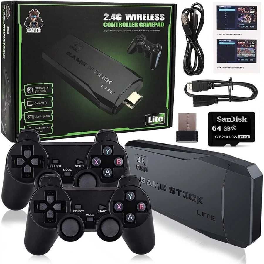 Ретро Конзола вградени 20 000 игри 4K HDMI  игра безжични джойстици