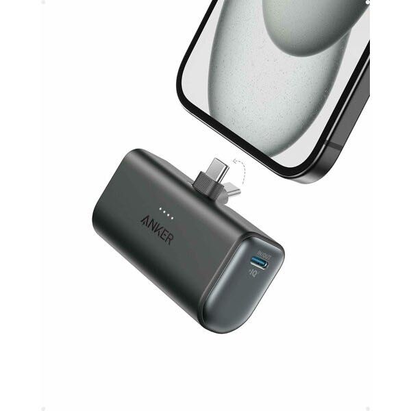 BATERIE EXTERNA Anker Nano, conector USB-C incorporat  5000mAh