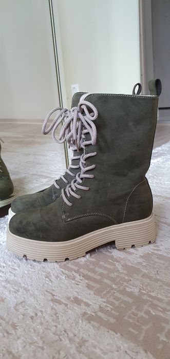 Cizme damă piele întoarsă