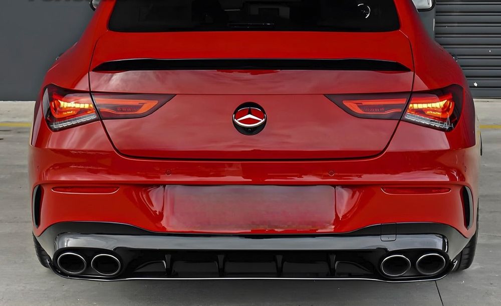 C118 X118 CLA45AMG дифузьор с накрайници Mercedes CLA