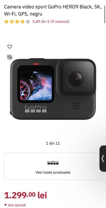 GoPro HERO9 Black + accesorii