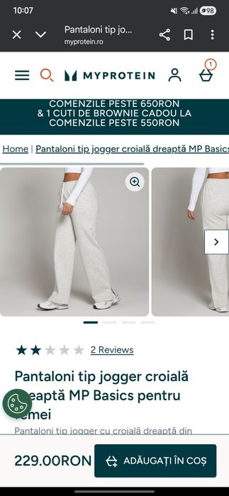 Pantaloni trening Myprotein S