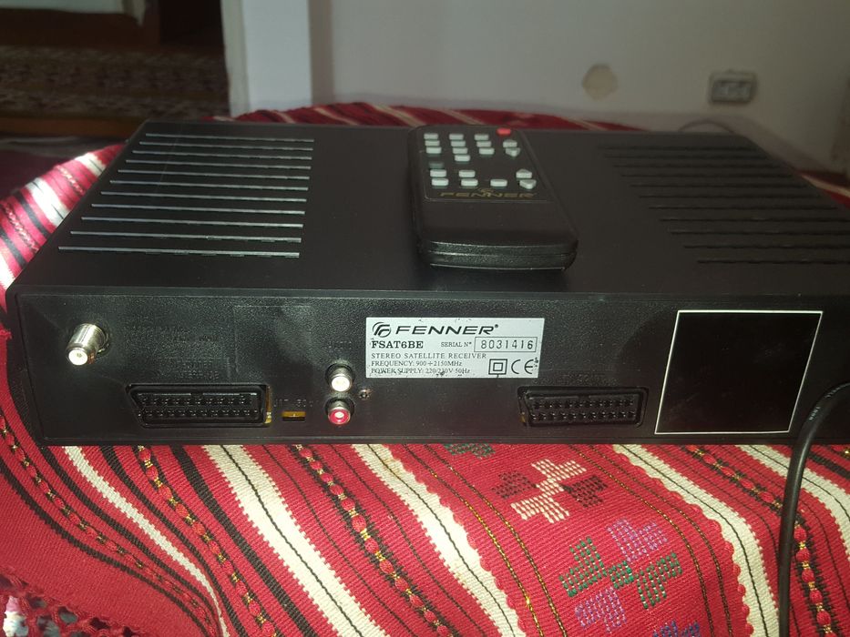 Recever satelite stereo. HD FENNER.