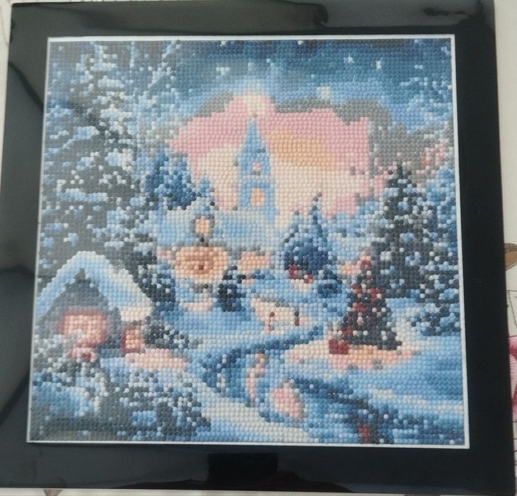 Диамантена картина "зимна приказка"