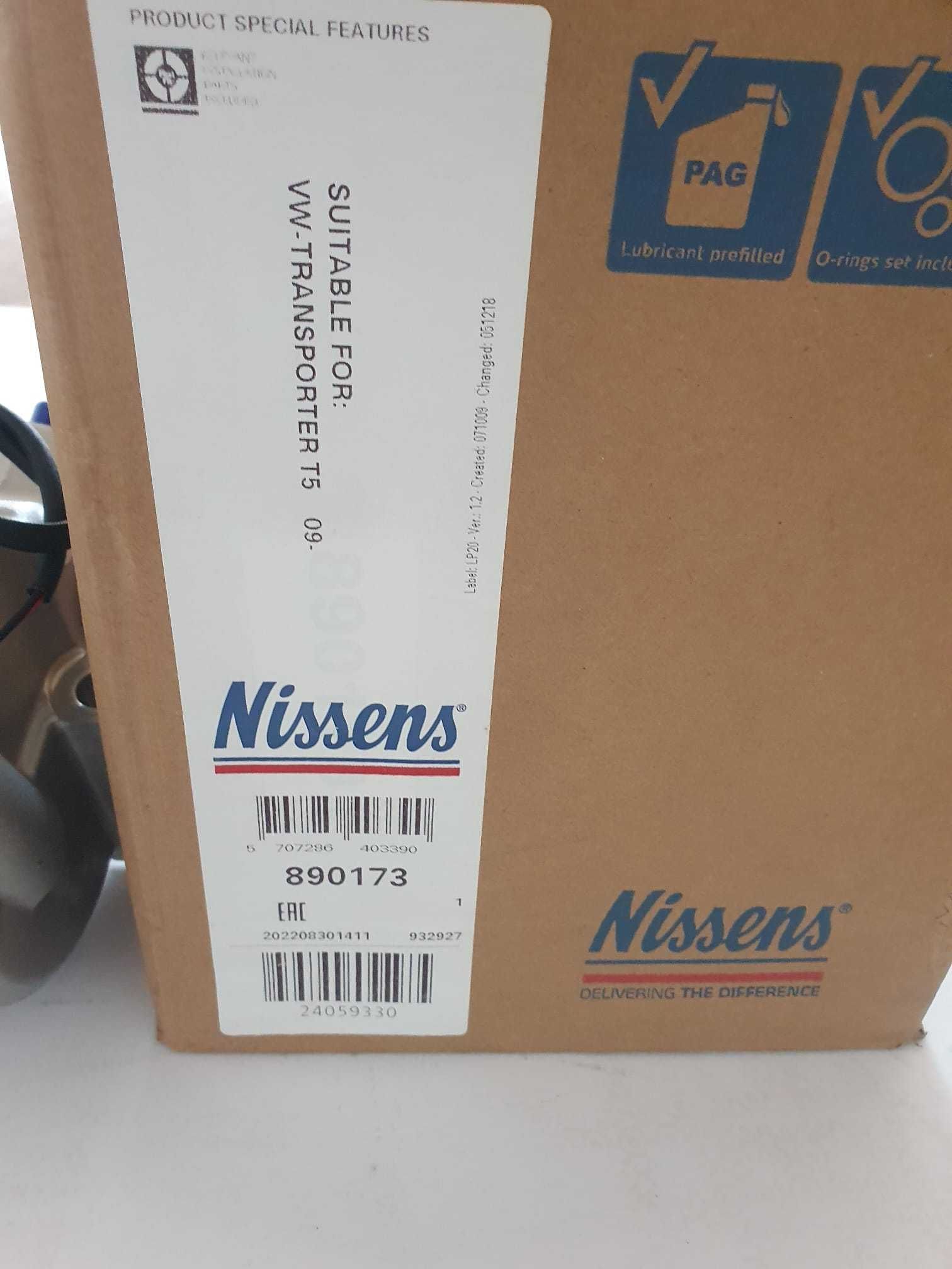 Compresor clima ac Nissens 890173 VW transporter T5, 2009 - 2015