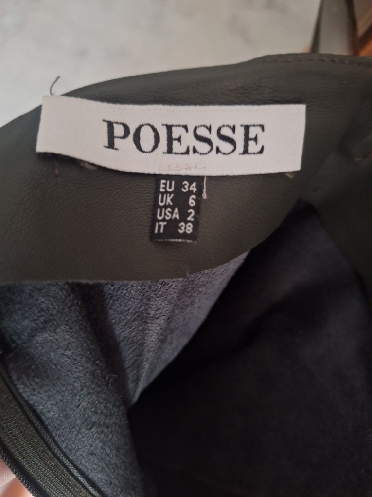 Fusta din piele naturala Poesse