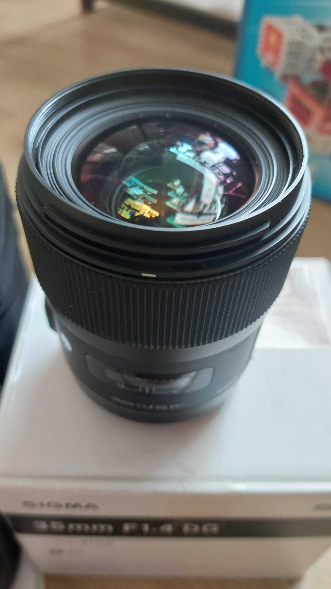 Обектив Sigma 35mm F1.4 Art DG HSM за Canon, черен, 3,7 x 3,03 x 3,03