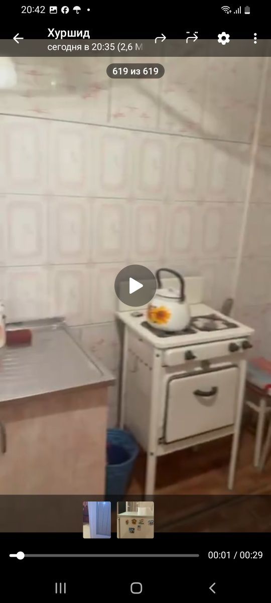 Сдаётся квартира в чирчике 8мкн 2 этаж около чоко-локо естькондиционер