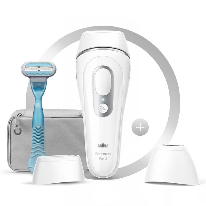 Epilator NOU Garantie 2 ani, IPL Braun Silk-expert PRO 3 PL3121