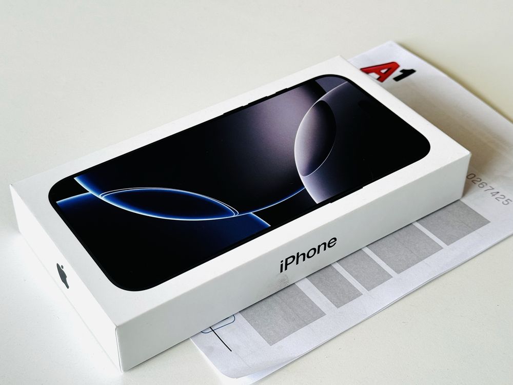 НОВ! Запечатан! Iphone 16 Pro Max 256GB Black Titanium Гаранция 2 год