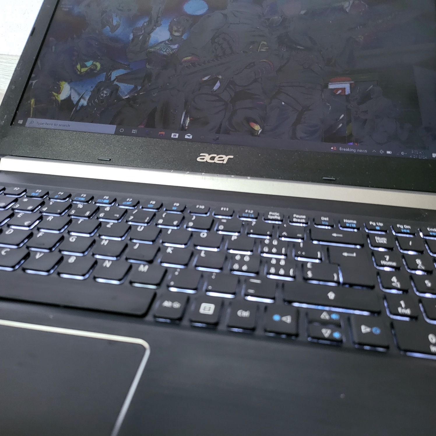 Laptop Acer Intel i5 gen8, SSD 256GB, 8GB DDR4, display 15.6 LED FHD